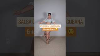 Salsa caleña x salsa cubana  entenda a diferença 😉 dance salsacaleña salsacubana salsadancing [upl. by Netsrak]