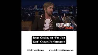 Ryan Gosling on quotIm Just Kenquot Oscars Performance  Video fallontonight [upl. by Giefer175]