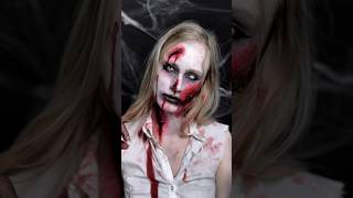 Рана из латекса 🧟‍♀️ грим зомби makeup макияж makeupartist зомби [upl. by Atikehs]