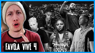 REACT Favela Vive 4  ADL  Mc Cabelinho  Kmila CDD  Orochi  Cesar MC  Edi Rock [upl. by Yklam]