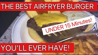 The BEST Airfryer Burgers You’ll Ever have [upl. by Antonius191]