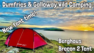 🏴󠁧󠁢󠁳󠁣󠁴󠁿 Balcary Bay Coastal Wild Camp  Berghaus Brecon 2 Tent  Wild Camping Scotland [upl. by Atelokin405]