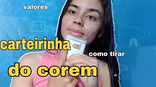 Como tirar carteirinha do corem registro do corem 2022 técnico de enfermagem inscrição no corem [upl. by Notnirb]