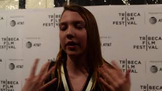 Isabelle Nélisse at the 2018 Tribeca Film Festival [upl. by Camilo]