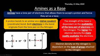 AQA 311 Amines REVISION [upl. by Enaxor]