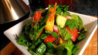 Easy Spinach Salad RECIPE FROM  Chef Ricardo Juice Bar [upl. by Schoenburg528]