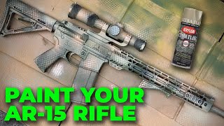 How to Paint Your RECCE Rifle  Minuteman AR15 for SHTF [upl. by Jaynell]