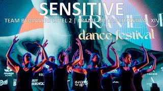 SENSITIVE FRONT ROW  TEAM BEGINNERS LEVEL 2  FRAME UP DANCE FESTIVAL XIV [upl. by Hiroko744]