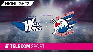 Schwenninger Wild Wings  Adler Mannheim  22 Spieltag 1819  Telekom Sport [upl. by Coats106]