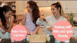 Bake With Us NikiandGabi amp Sweetemelynes Baking With The Twins [upl. by Zertnom]