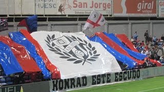 Tifo Alcorazados SDHuesca  Barakaldo [upl. by Sokem]