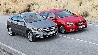 Mercedes GLA vs AKlasse [upl. by Yornek495]