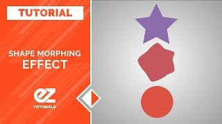 How To Make Shape Morphing After Effects Tutorial [upl. by Aziul]