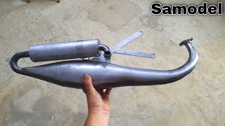 DIY exhaust pipe HydroForming Yasuni C16 Carrera [upl. by Huesman]