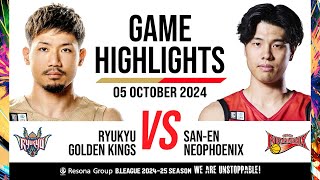 Ryukyu Golden Kings vs SanEn Neophoenix  Game Highlights [upl. by Ayotaj804]