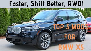 The Best 3 Mods for BMW X5 50i F15  Much Faster Shifts Better and RWD [upl. by Odlavu]