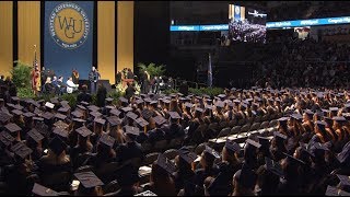 2018 WGU Regional Commencement in Indianapolis IN  Conferral of Masters Degrees [upl. by Enilesoj]