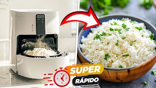 Cómo Hacer ARROZ BLANCO en AIRFRYER  Receta Fácil y Rápida 🍚🌟 [upl. by Sorensen343]