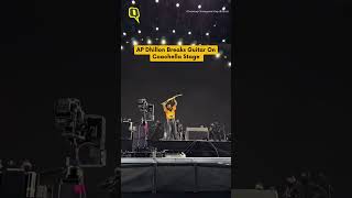 AP Dhillon Breaks Guitar On Coachella Stage  Quint Neon [upl. by Ayikur114]