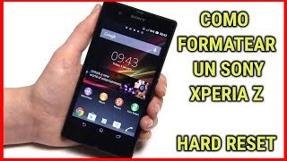 🥇 Cómo FORMATEAR un SONY XPERIA Z 👉 RESETEAR  REINICIAR a modo fabrica  HARD RESET FUNCIONA😱 [upl. by Haidadej611]