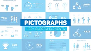 Pictogram Infographics After Effects Template ★ AE Templates [upl. by Lorry]