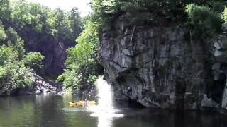 Becket Quarry Cliff Jumping 7162011 [upl. by Refinnaej214]