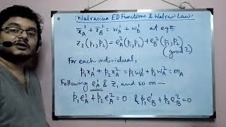 Walras Law and First Fundamental Theorem of Welfare Economics Statement amp Assumptions [upl. by Maxy325]