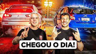 🚨CORRIDAS PROIBIDAS🚨 SUBARU STI vs MITSUBISHI LANCER EVO X😱 Quem será que tomou benga [upl. by Dreyer]