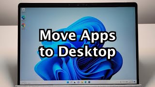 How to Put Apps on Desktop on Windows 11 or 10 PC [upl. by Finegan329]