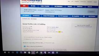 Social Profile Link Bangla job in microworkers how to complete [upl. by Templia]