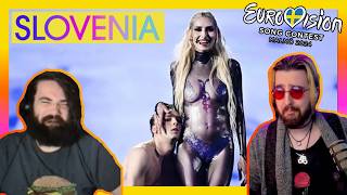 CANADIANS REACT TO Eurovision 2024  Slovenia 🇸🇮 [upl. by Farhsa204]