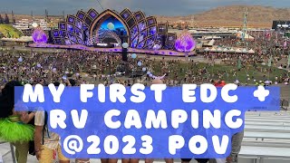 My First EDC  RV Camping 2023 POV [upl. by Lavinie]