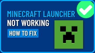 How to Fix Minecraft Launcher Not Working Problem [upl. by Bogie]