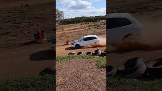 Bendigo Car Club Bagshot Autocross DayNight John Goodman Mitsubishi Mirage [upl. by Neau]