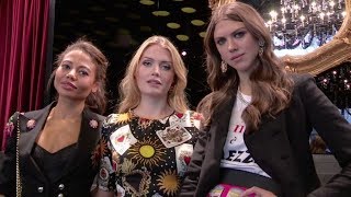 Kitty Spencer  Idina Moncreiffe Mauro Icardi and more front row for the Dolce amp Gabbana Show [upl. by Reilly]