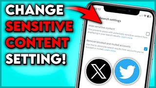 How to Change Your X Twitter Settings to See Sensitive Content 2024  Full Guide [upl. by Enayd870]