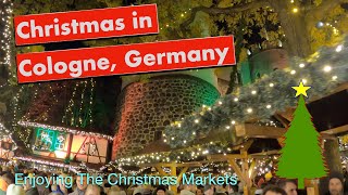 Visiting Christmas Markets in Cologne Germany [upl. by Adiarf]