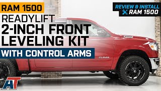 20192022 RAM 1500 ReadyLIFT 2Inch Front Leveling Kit with Tubular Control Arms Review amp Install [upl. by Banna]