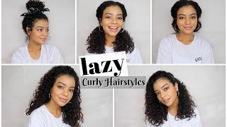 EASY CURLY HAIRSTYLES [upl. by Barayon]