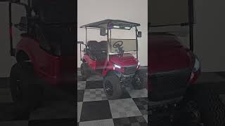 2024 Red Navitas Storm Electric Golf Cart  36mph Top Speed [upl. by Nido581]