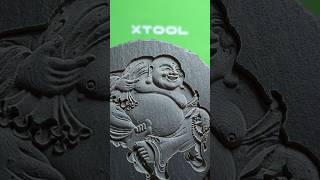 Laser Deep 3D Embossing On Slate With xTool F1 Ultra [upl. by Ultun]