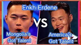 Mongolias Got Talent Vs Americas Got Talent Enkh Erdene [upl. by Esinek285]