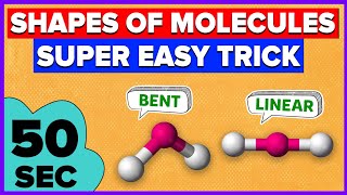 Trick to learn shapes of molecules  Geometry of molecules  VSEPR Theory [upl. by Kylila]