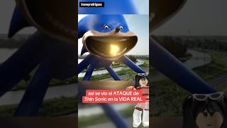 SHIN SONIC ATACA EN LA VIDA REAL sonictapes skibiditoilet [upl. by Terzas]