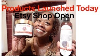 Hair Care Products Lauch Day On Etsy [upl. by Jake]