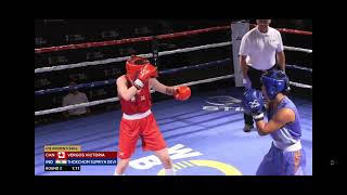 U 19 womens World Boxing Championship 2024CAN vs IND boxingmatch boxing boxingmotivationboxing [upl. by Eilema]