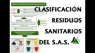 RESIDUOS SANITARIOS DEL SERVICIO ANDALUZ DE SALUD [upl. by Anisah]