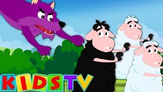 Wolf And Sheep  Kindergarten Nursery Rhymes  Compilation Of Videos For Babies By Kids Tv [upl. by Annavoig155]