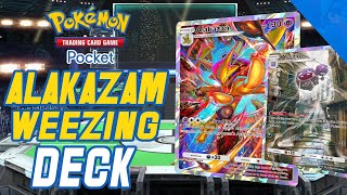 Alakazam Weezing deck is a perfect mix in Pokemon Pocket [upl. by Maribel]