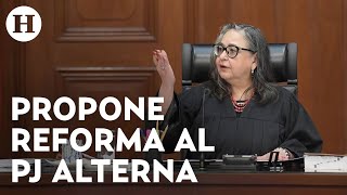 ¿Qué plantea la contrapropuesta a la reforma del Poder Judicial de la ministra Norma Piña [upl. by Yrgoerg]